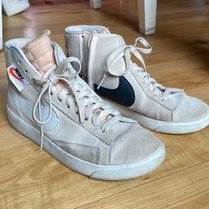 Pink Nike high tops size 8.5